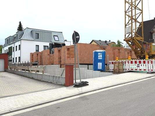 Baufortschritt Haus West