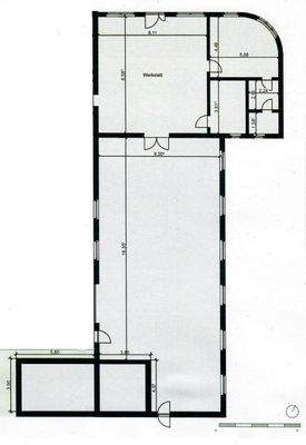 Grundriss Werkstatt