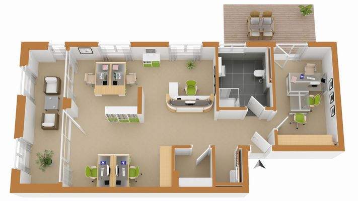 Beispiel - Büro/Geschäftseinheit 36