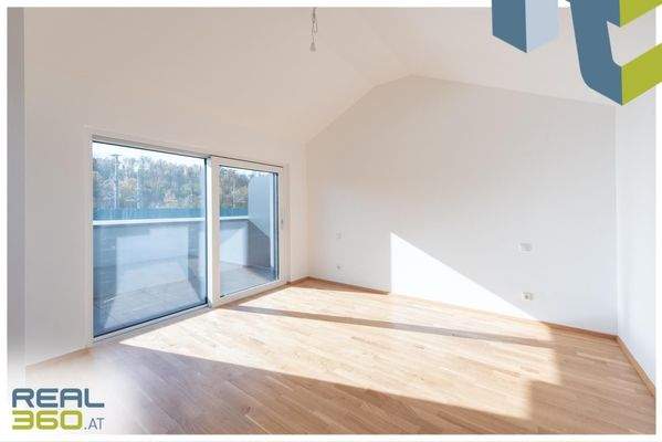 Zimmer DG mit Ausgang auf die Dachterrasse