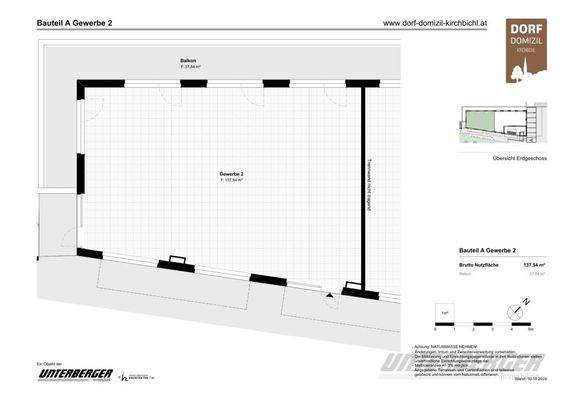 Grundriss Bauteil A Gewerbe 2