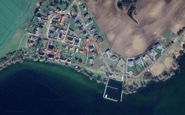 Luftbild mit Marina