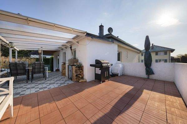 Terrasse überdacht + offen