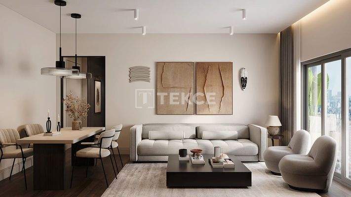 Flats 400 m from the Metro in İstanbul Eyüpsultan