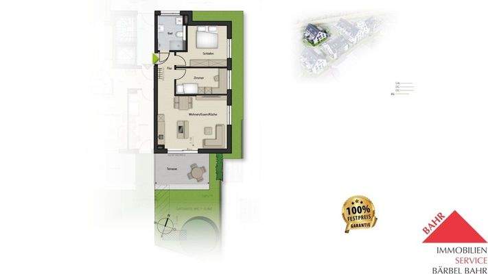 Grundriss Wohnung Nr. 7