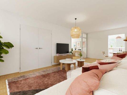 Visualisierung Einrichtungsbeispiel Wohnzimmer