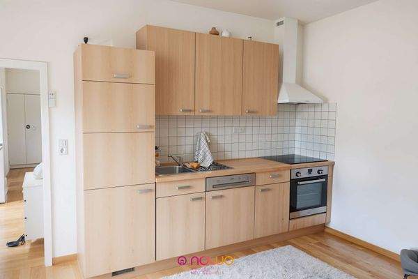 Küche Apartment - Küche, Skandinavisch - (KI generiert)