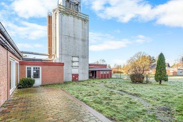 Terrasse und Spänesilo