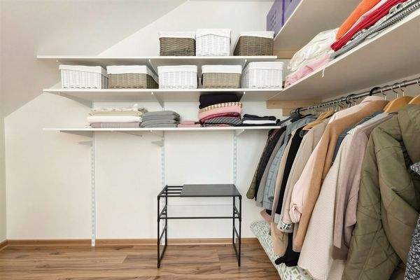 praktische Ankleide im Schlafzimmer