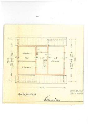 Grundriss Dachgeschoss