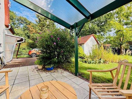 Ausblick in den Garten