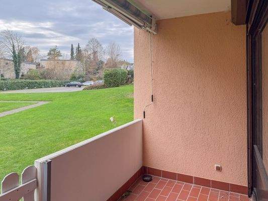 Loggia mit Hinterausgang