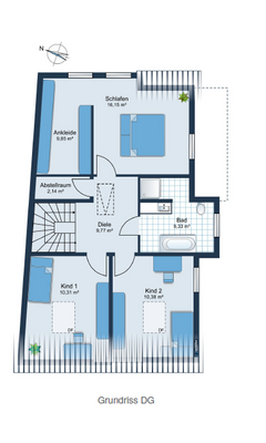 Grundriss Dachgeschoss