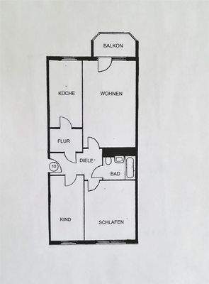 GR 3 Raum mit Balkon