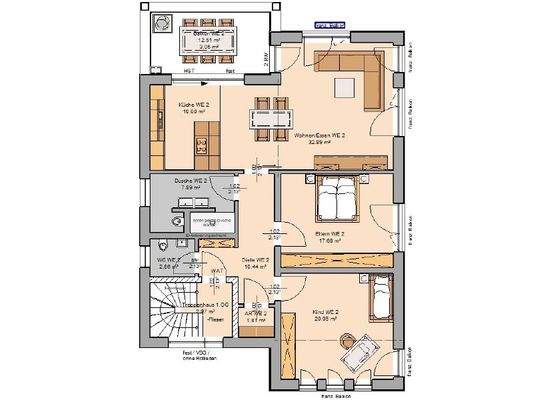 Grundriss Obergeschoss