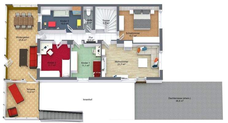 Grundriss Obergeschoss