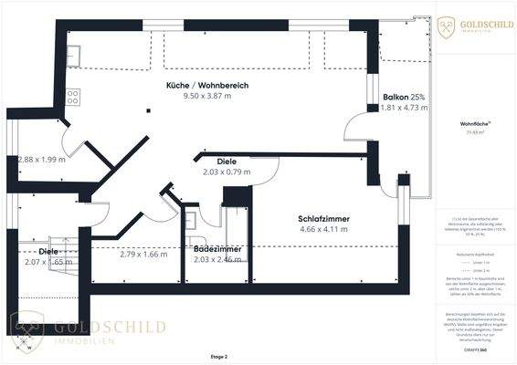 Grundriss Dachgeschoss