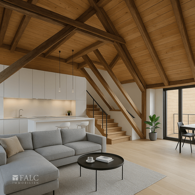 ausbaufähiges Dach (Ausbaubeispiel)