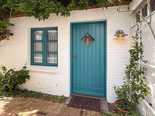 Eingangstür zum Gästeapartment