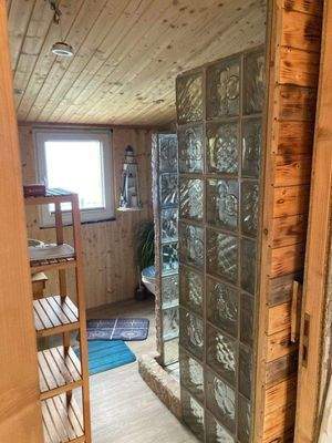 Blick in das Duschbad