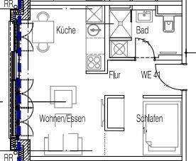 Grundriss Wohnung 41