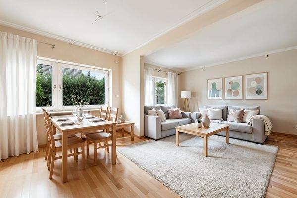 Wohn-und Essbereich - (KI generiert)