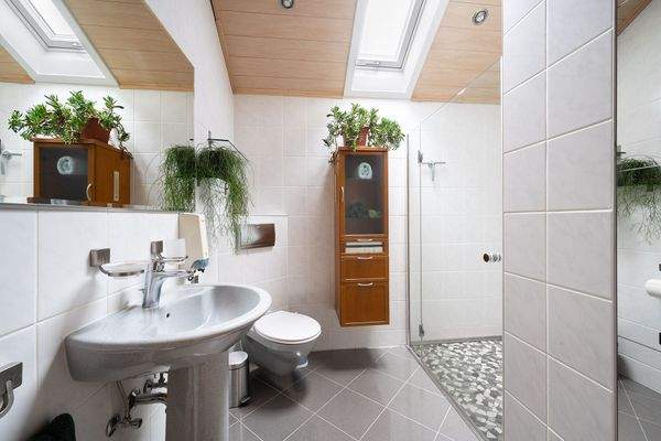 Duschbad im Erdgeschoß