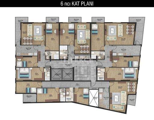 Spacious Seafront Apartments Close to Amenities in Karşıyaka İzmir