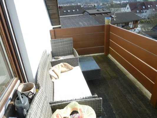 Balkon DG-Wohnung