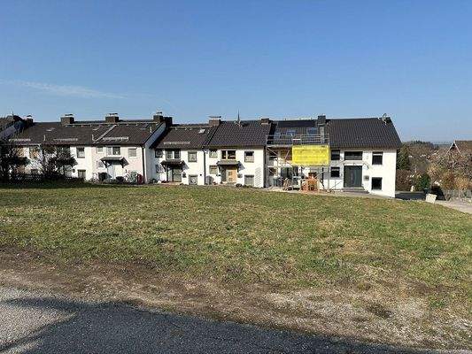 Grundstück mit Blick nach Westen