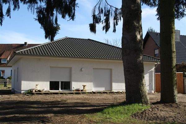 Terrassenansicht vom Garten aus