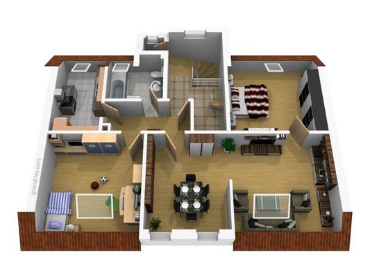 Grundriss Dachgeschoss