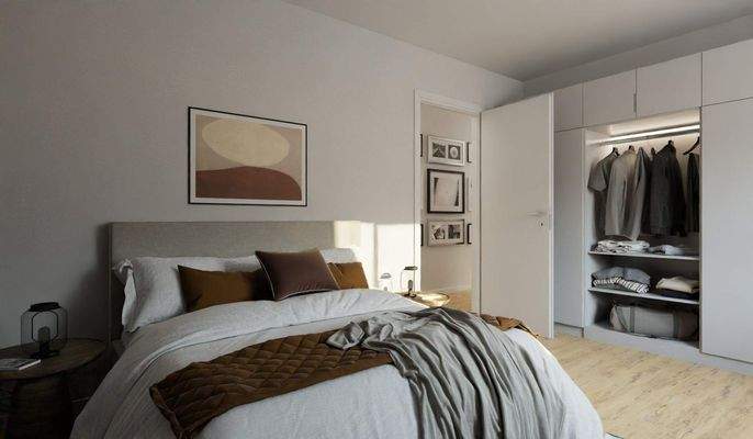 Ein weiteres Zimmer, dass auf verschiedene Arten g