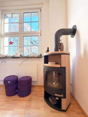 Stilvoller Kamin als zentrales Highlight