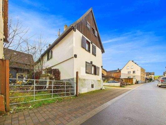 Seitenansicht Richtung Grundstück