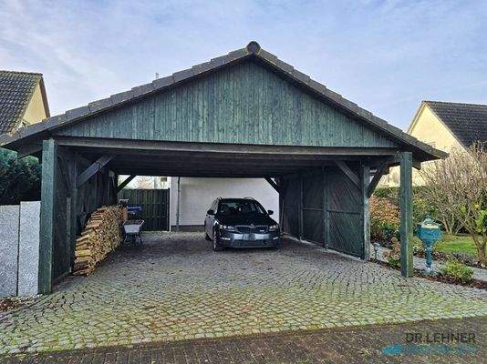Stabiler Doppelcarport