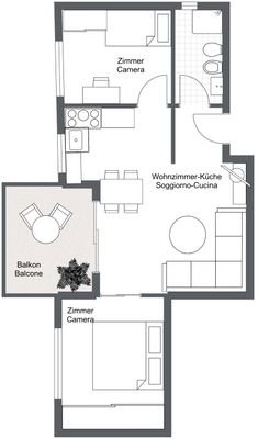 Frommer  W3 - 1. Etage - 2D Floor Plan