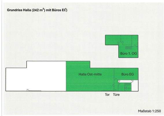 Grundriß 444m² grü