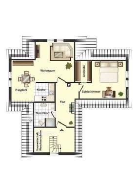 Grundriss OG Einliegerwohnung 