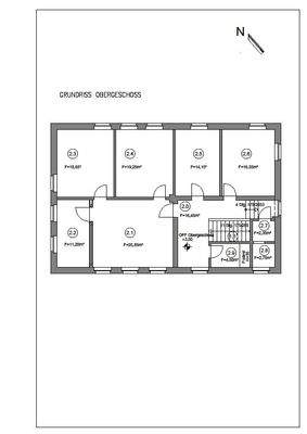 Grundriß Obergeschoß