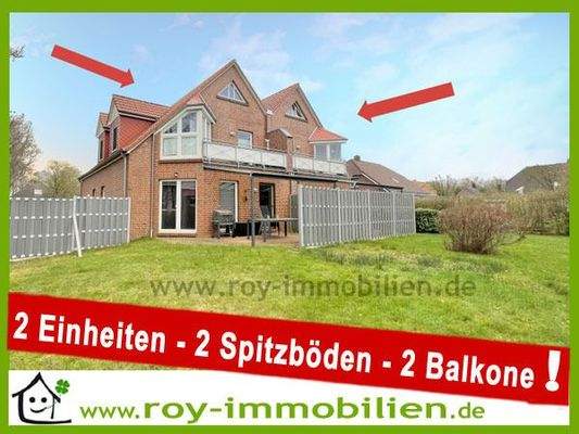 2 DG-Wohneinheiten mit Balkon