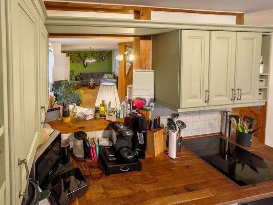 Durchreiche zum Wohnzimmer