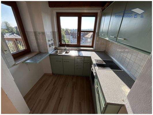 Einbauküche mit Ausblick