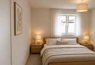 Schlafzimmer EG, Visualisiert