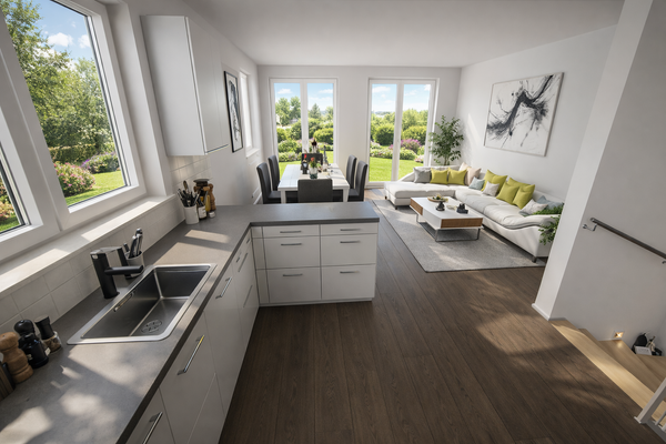 Visualisierung Wohn-/Essbereich