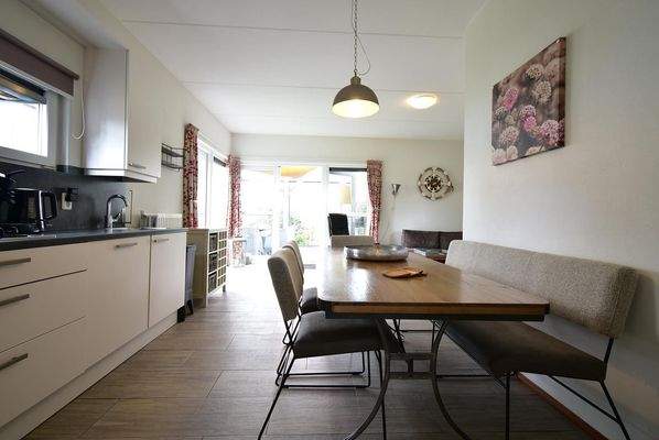 Haus Ouddorp Wohnzimmer Garten Zugang Wintergarten