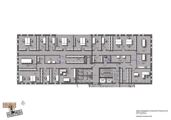 Grundriss Gebäude A, 3. OG