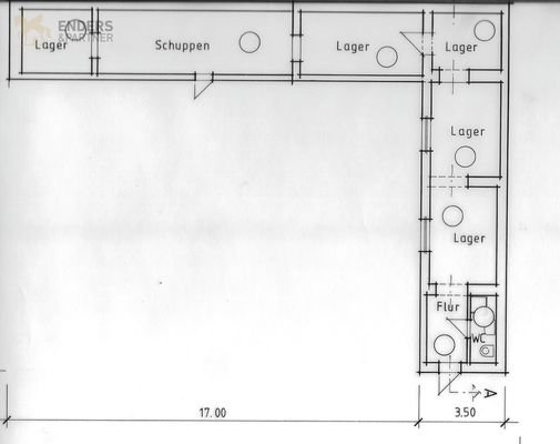 Grundriss Hofgebäude 2