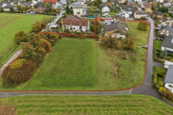 Grundstücksareal markiert