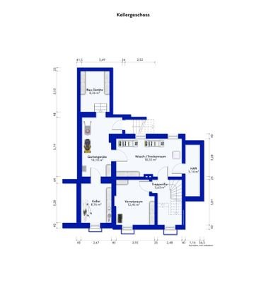 Grundriss Kellergeschoss